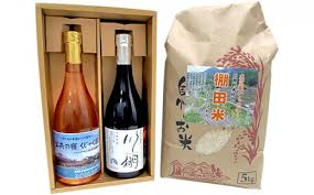 木場「日向の棚田米」とオリジナル焼酎ラベルセット - 長崎県 ...